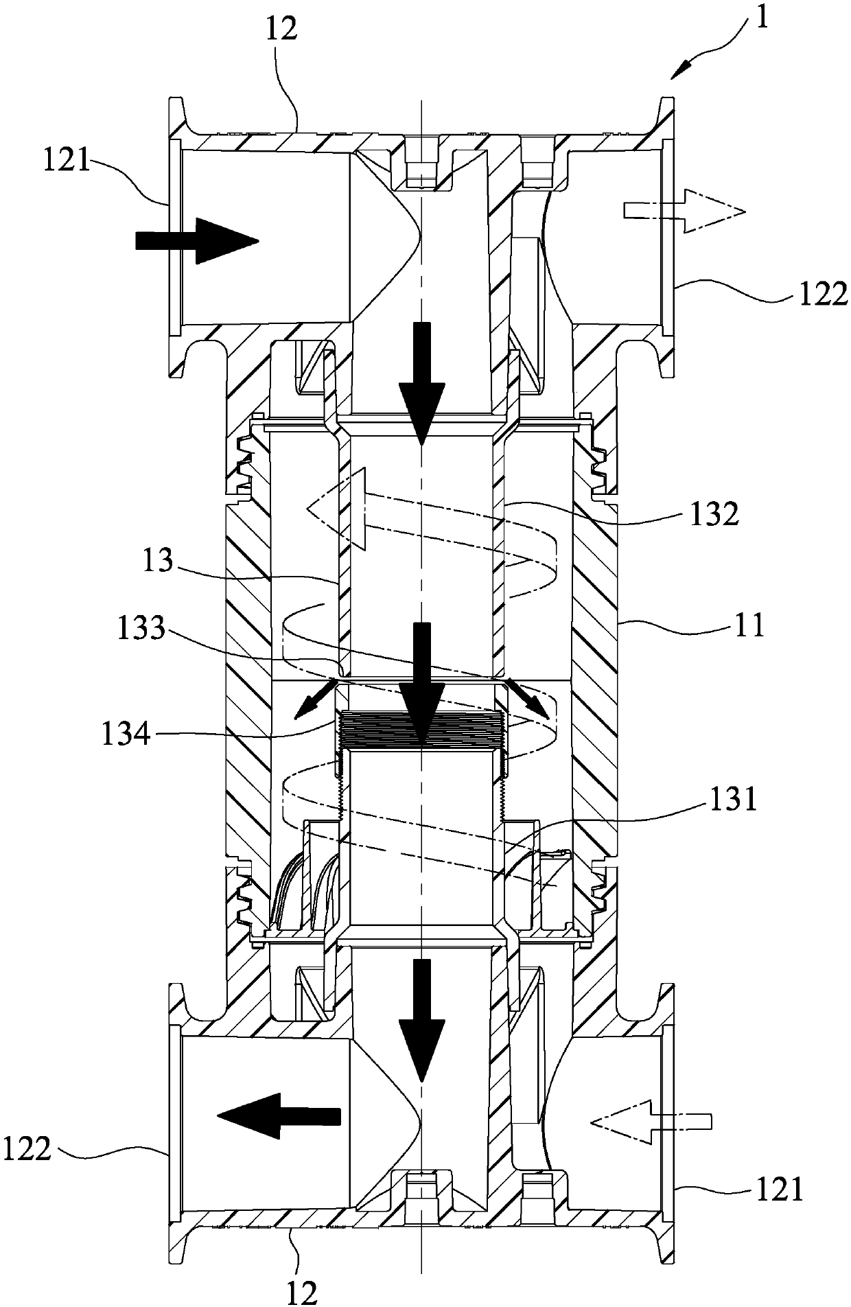 Heat exchanging device and heat exchanging unit thereof