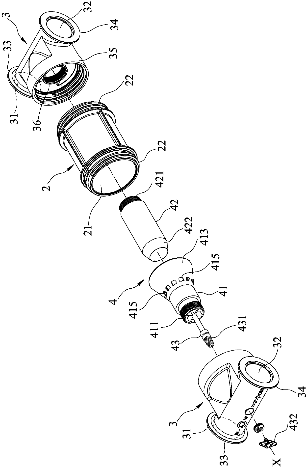 Heat exchanging device and heat exchanging unit thereof