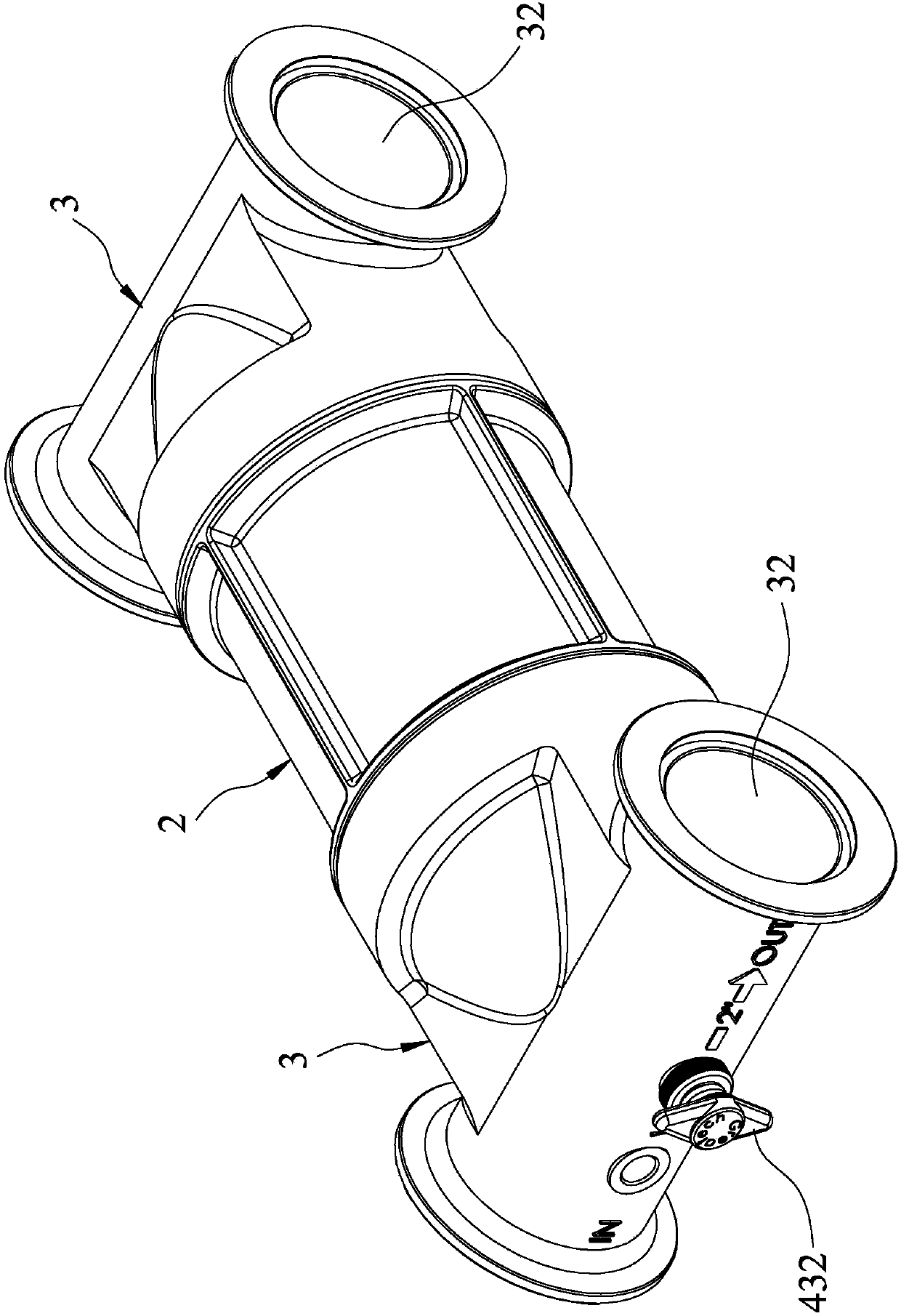 Heat exchanging device and heat exchanging unit thereof