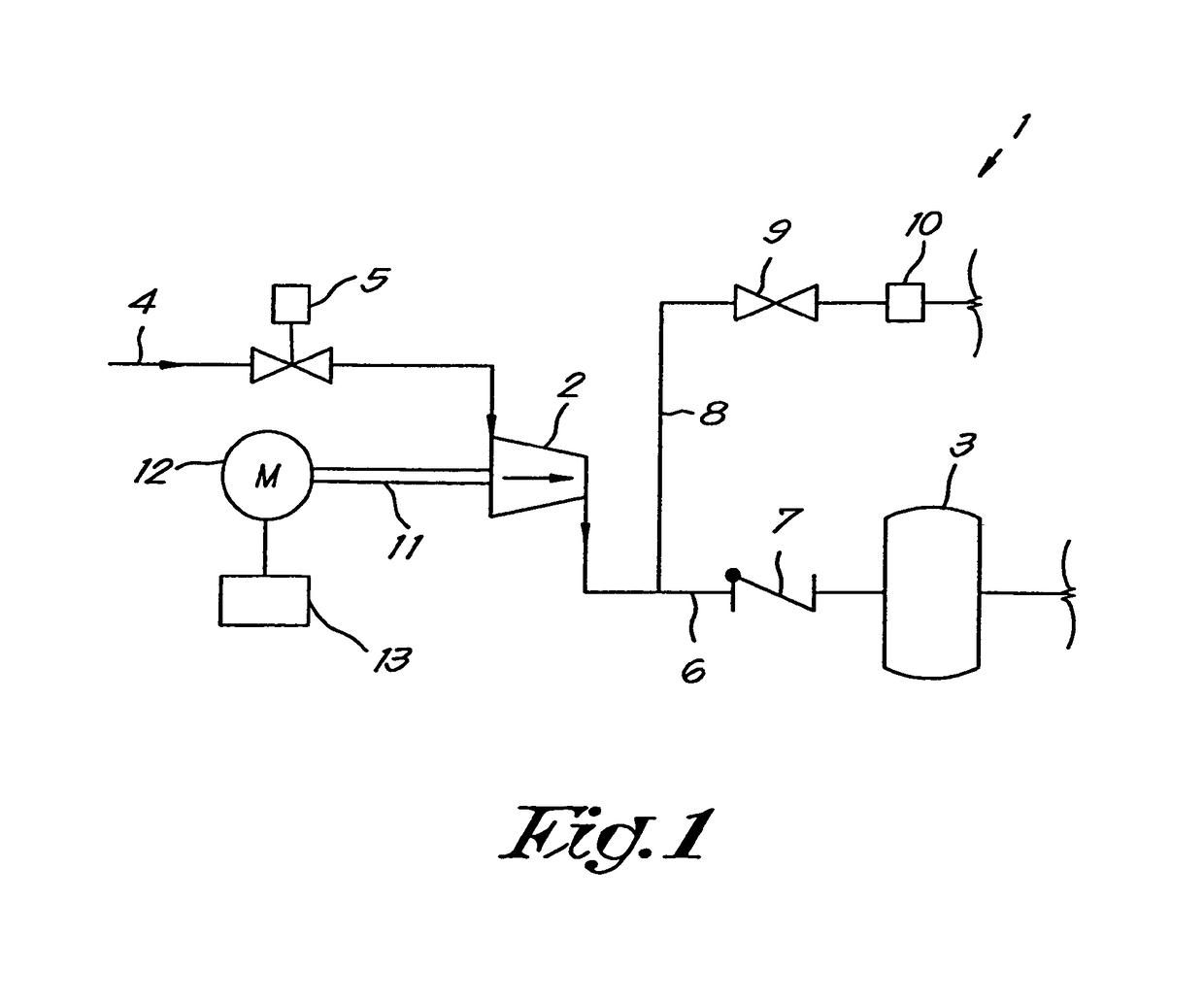 Method for controlling a compressor