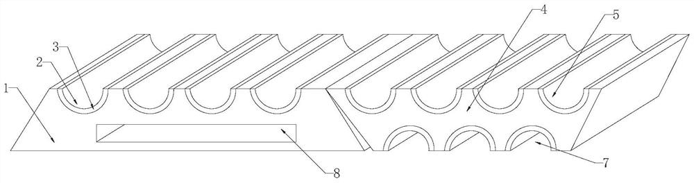 Pipeline placing rack for civil engineering