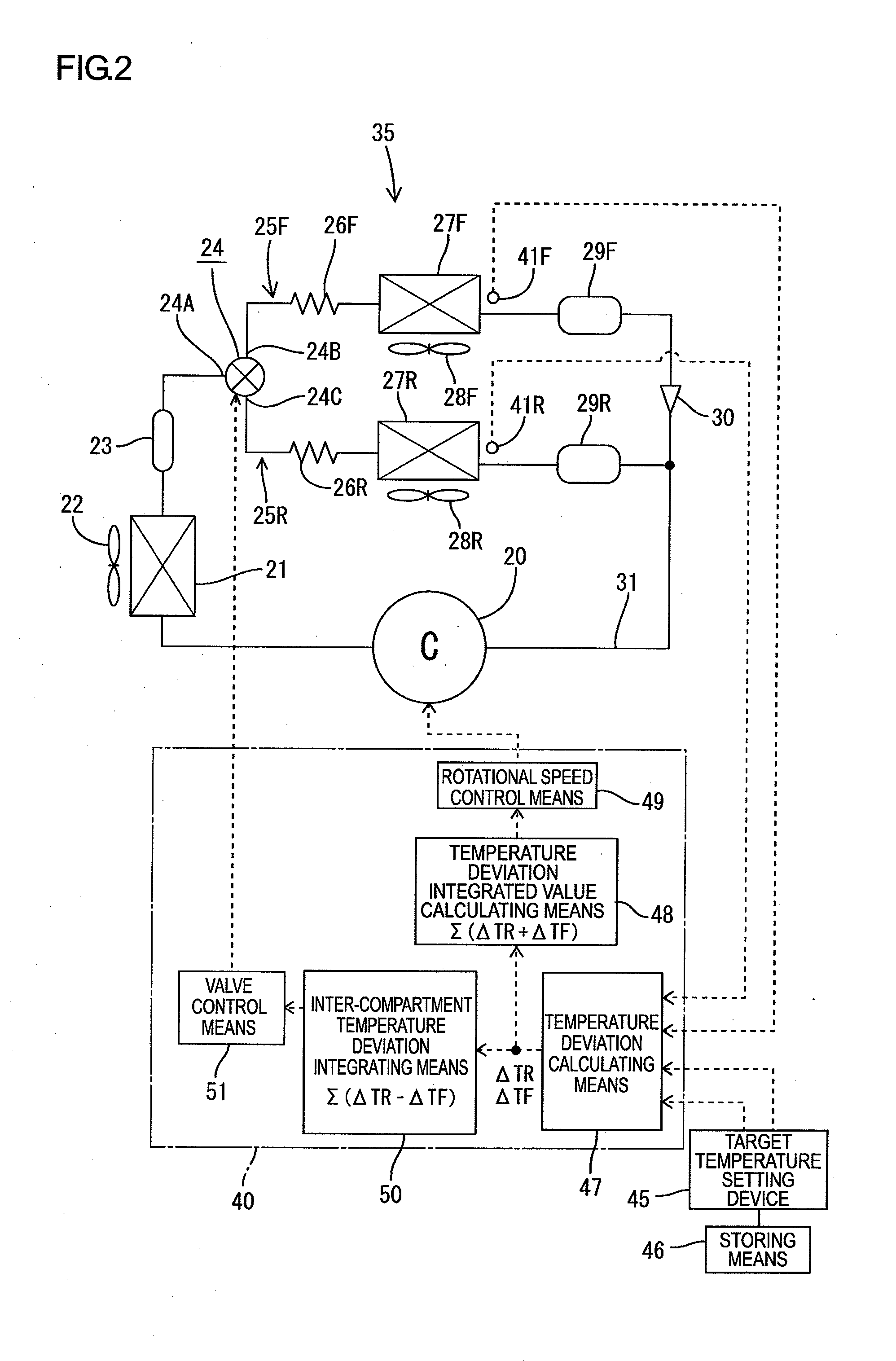 Cooling storage cabinet and method of operating thereof
