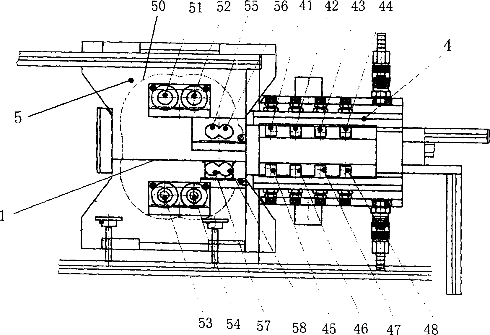 Method and special equipment for preparing granular silicon belt
