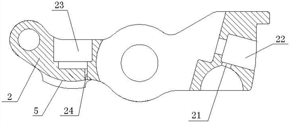 A self-lubricating two-stage variable vvl rocker arm