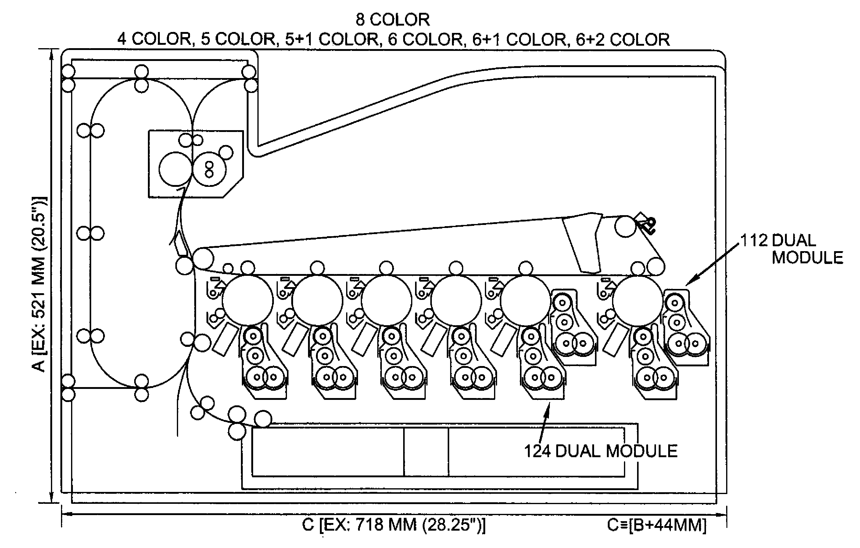 Error correction in a multicolor electrophotographic print engine