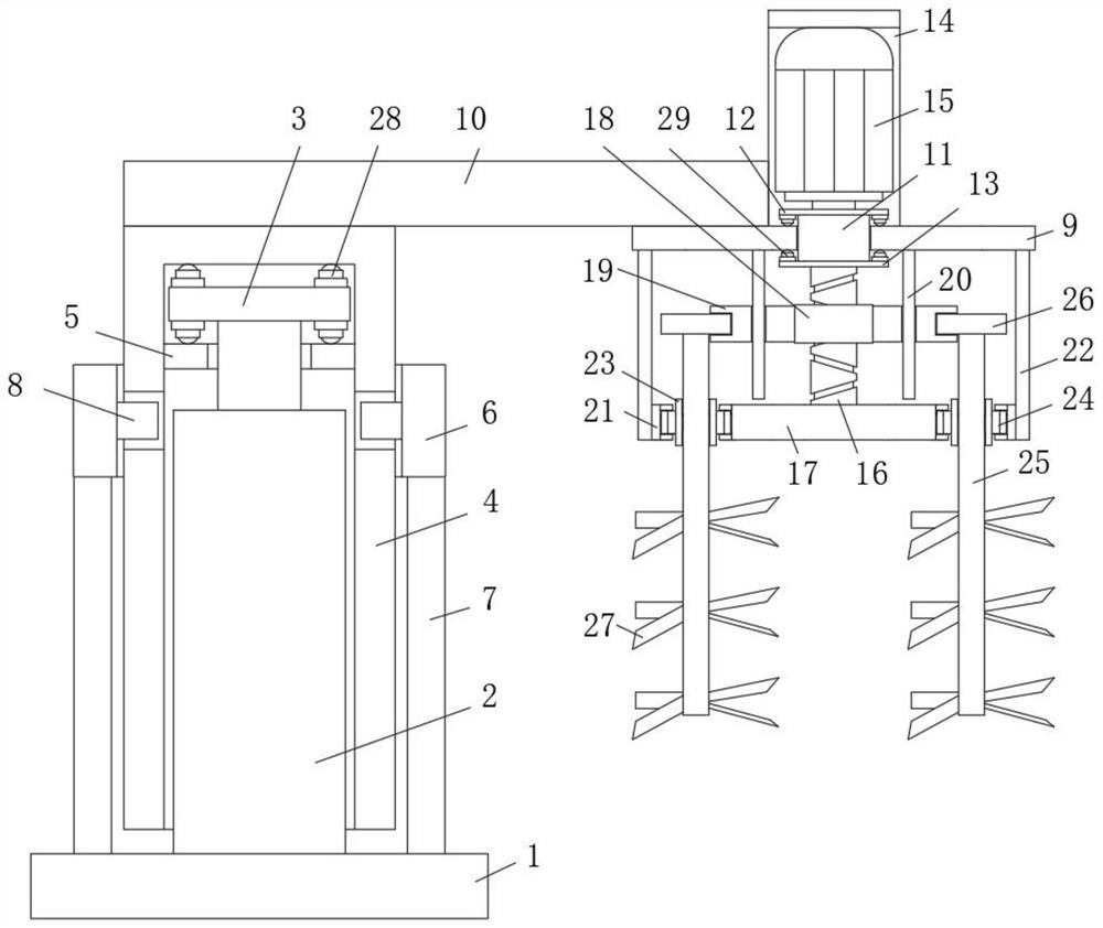 Medical efficient stirring device for zinc oxide processing