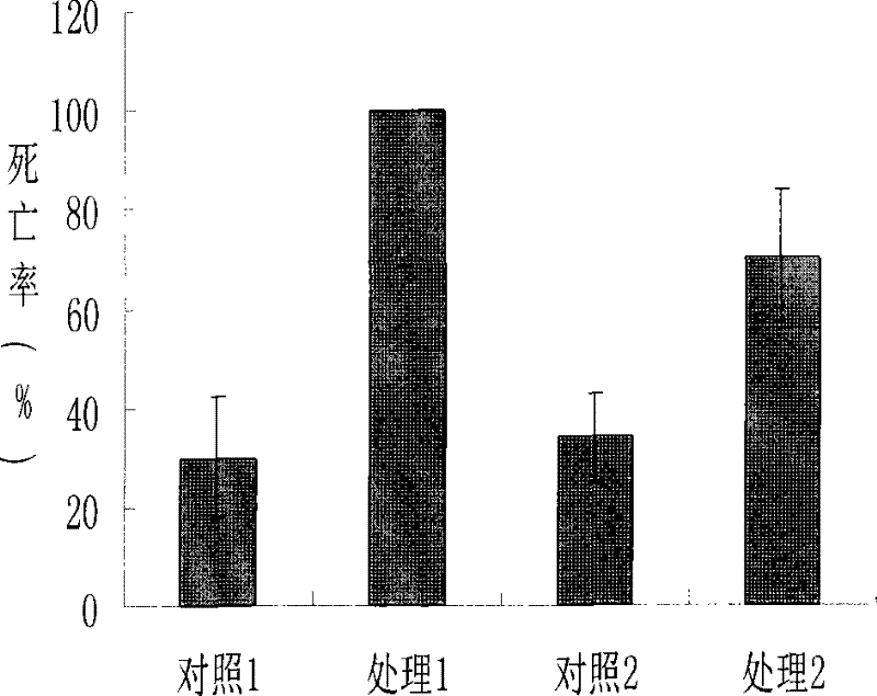 Novel gene of virus original protease inhibitor as well as expression and application thereof