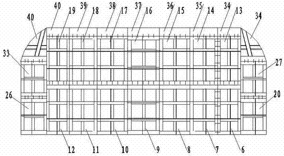 Mineshaft horse head people walk detouring formwork