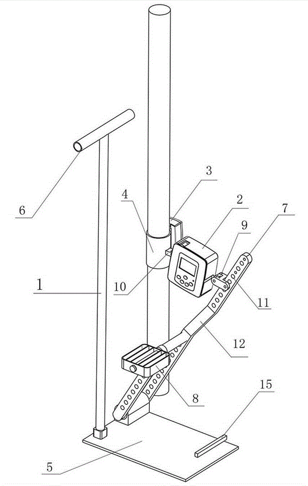 Device and method for measuring crop stem lodging resistance strength