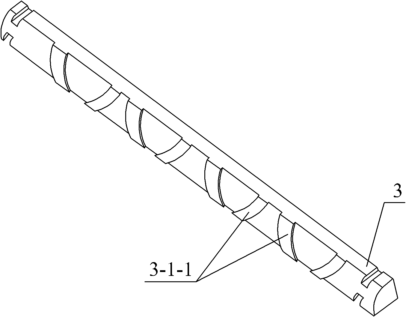 Manufacturing method of lattice core, mold and composite cylinder with lattice core