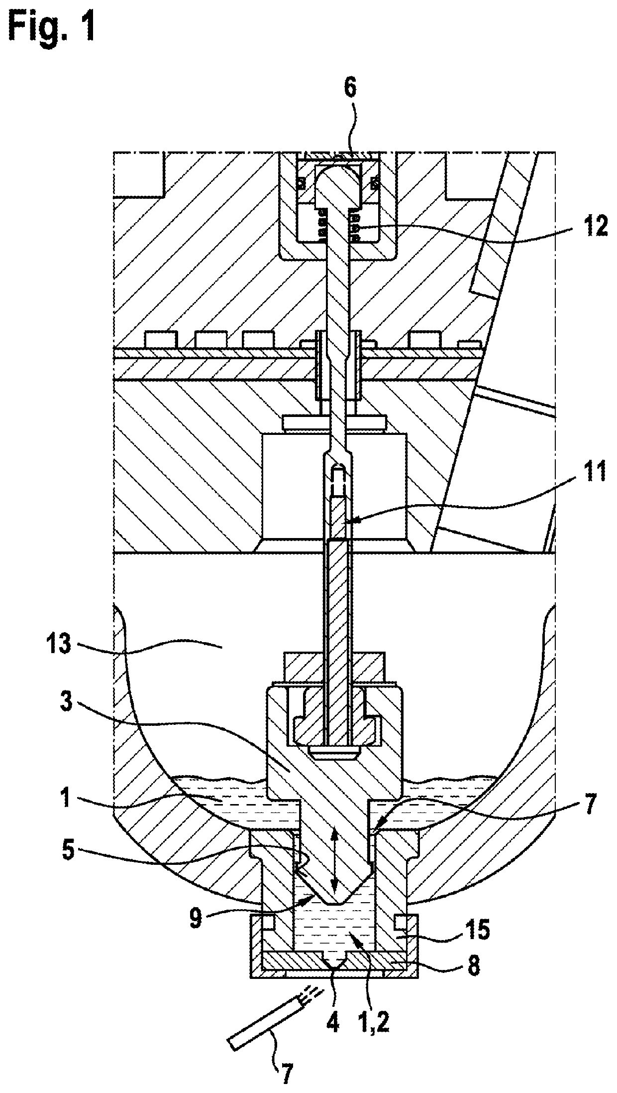 Method and device for the rapid manufacture of a three-dimensional workpiece from a molten material