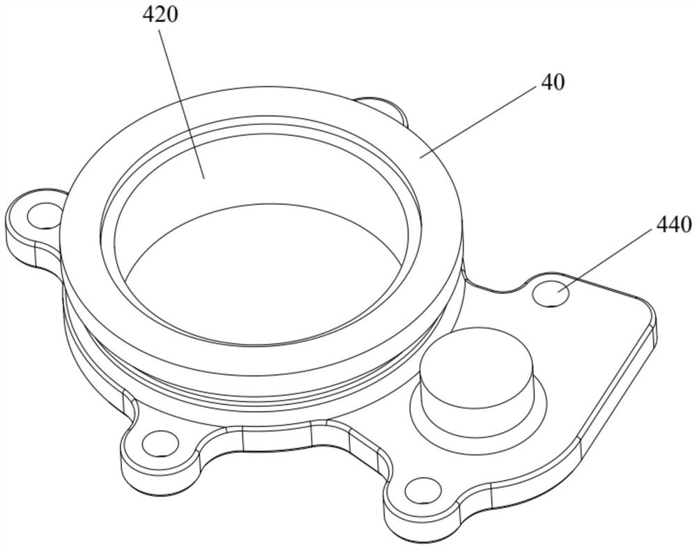 Controllable built-in electromagnetic waste gas bypass turbocharger