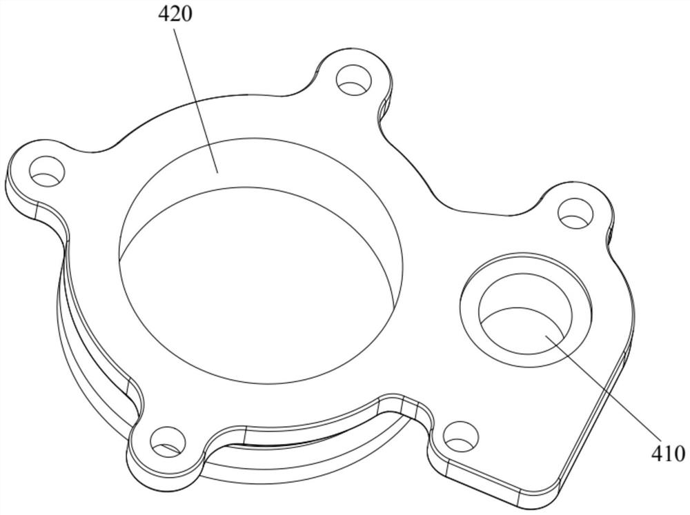 Controllable built-in electromagnetic waste gas bypass turbocharger