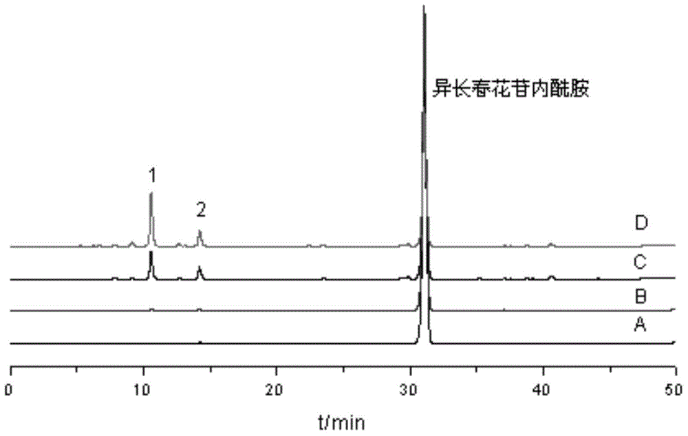 Pumiloside preparation method