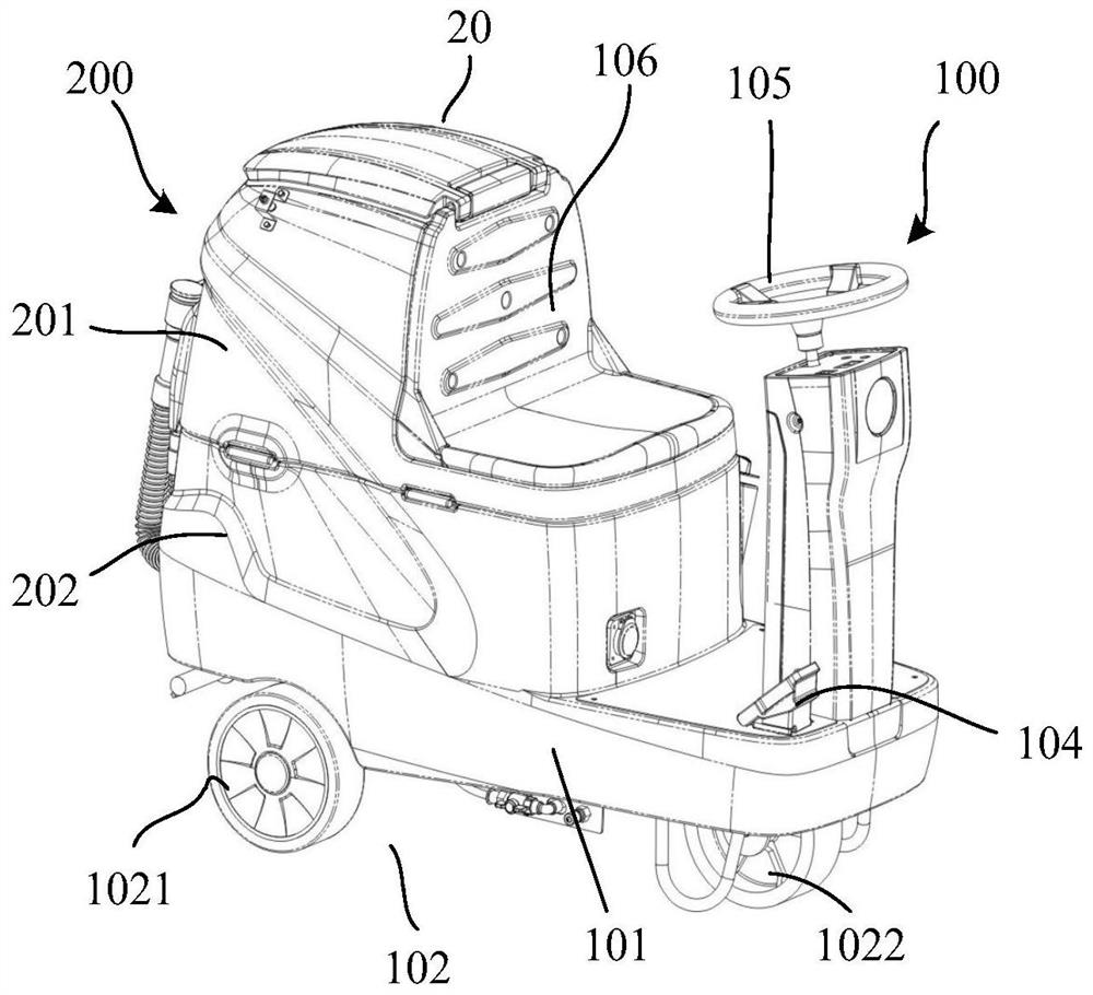 Electric disinfection vehicle