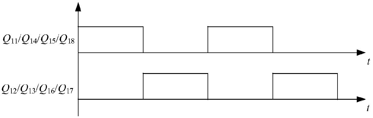 LC input series connection output parallel connection direct current transformer with power capable of being adjusted and control method thereof