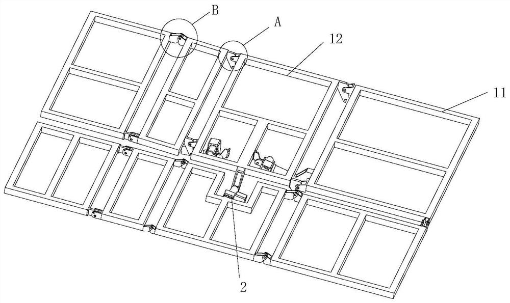 Multi-angle folding type intelligent remote control mattress and control method thereof