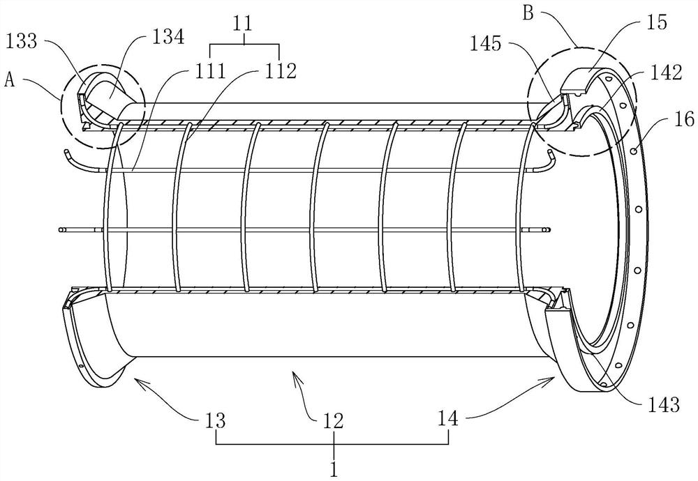 Concrete pipe and processing technology thereof