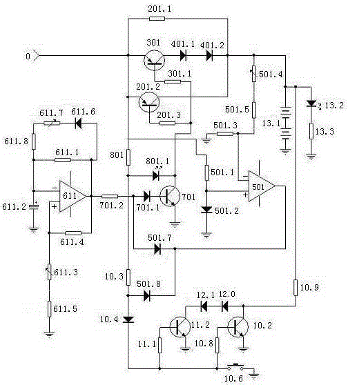 Low-carbon environmental protection charging circuit scheme