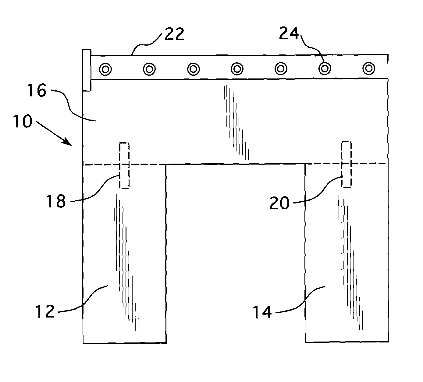 Expansion gap radiation shield