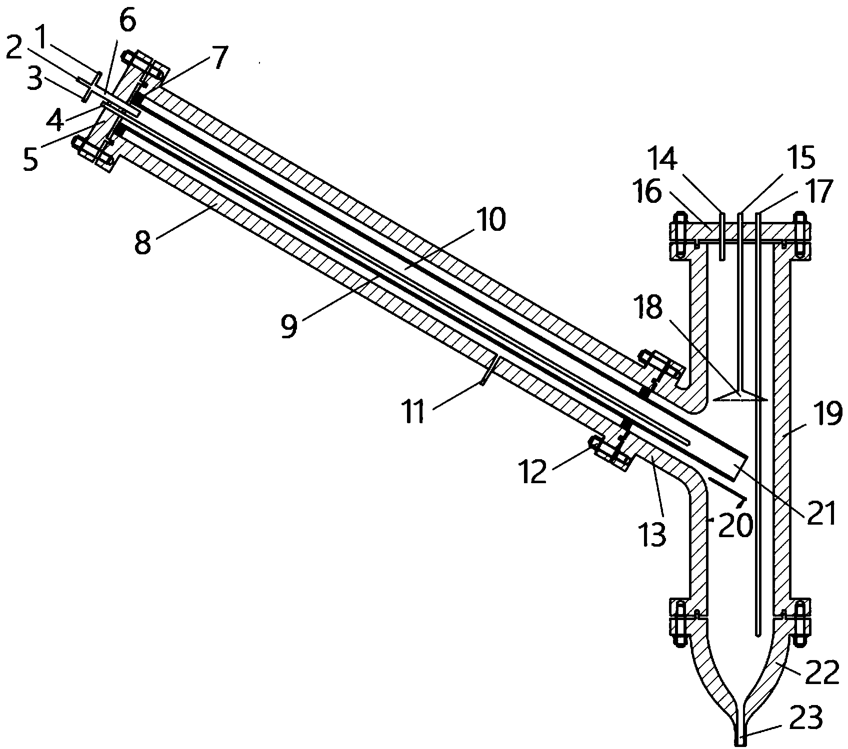 Supercritical water oxidizing device