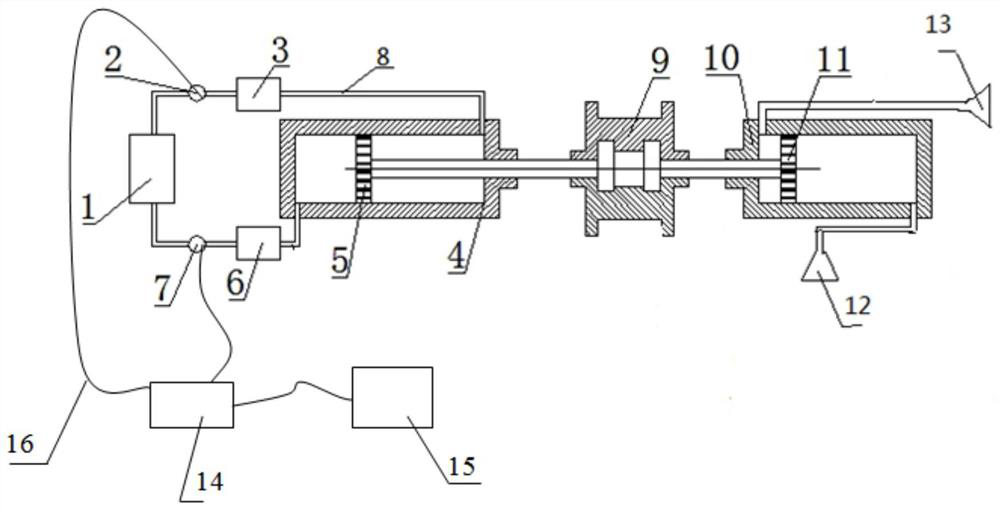 A kind of portable lung breathing function training device