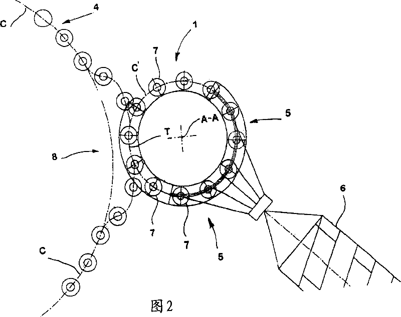 Device and method for compression moulding of plastic articles