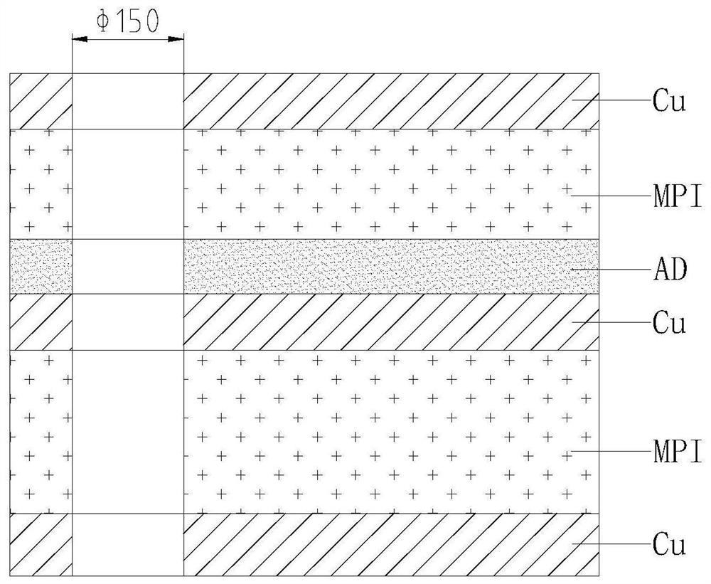 5G high-frequency MPI material drilling method