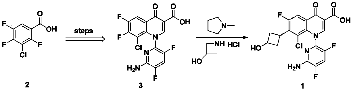 Delafloxacin purifying method