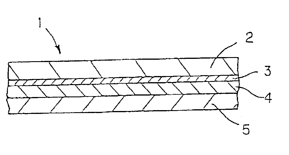 Transparent, electrically conductive and heat-sealable material and lidded container for carrier tape using the same
