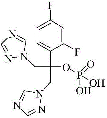 Method for preparing fosfluconazole