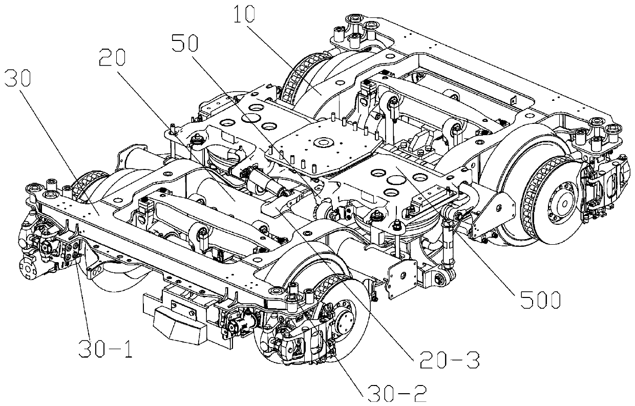 Linear motor bogie