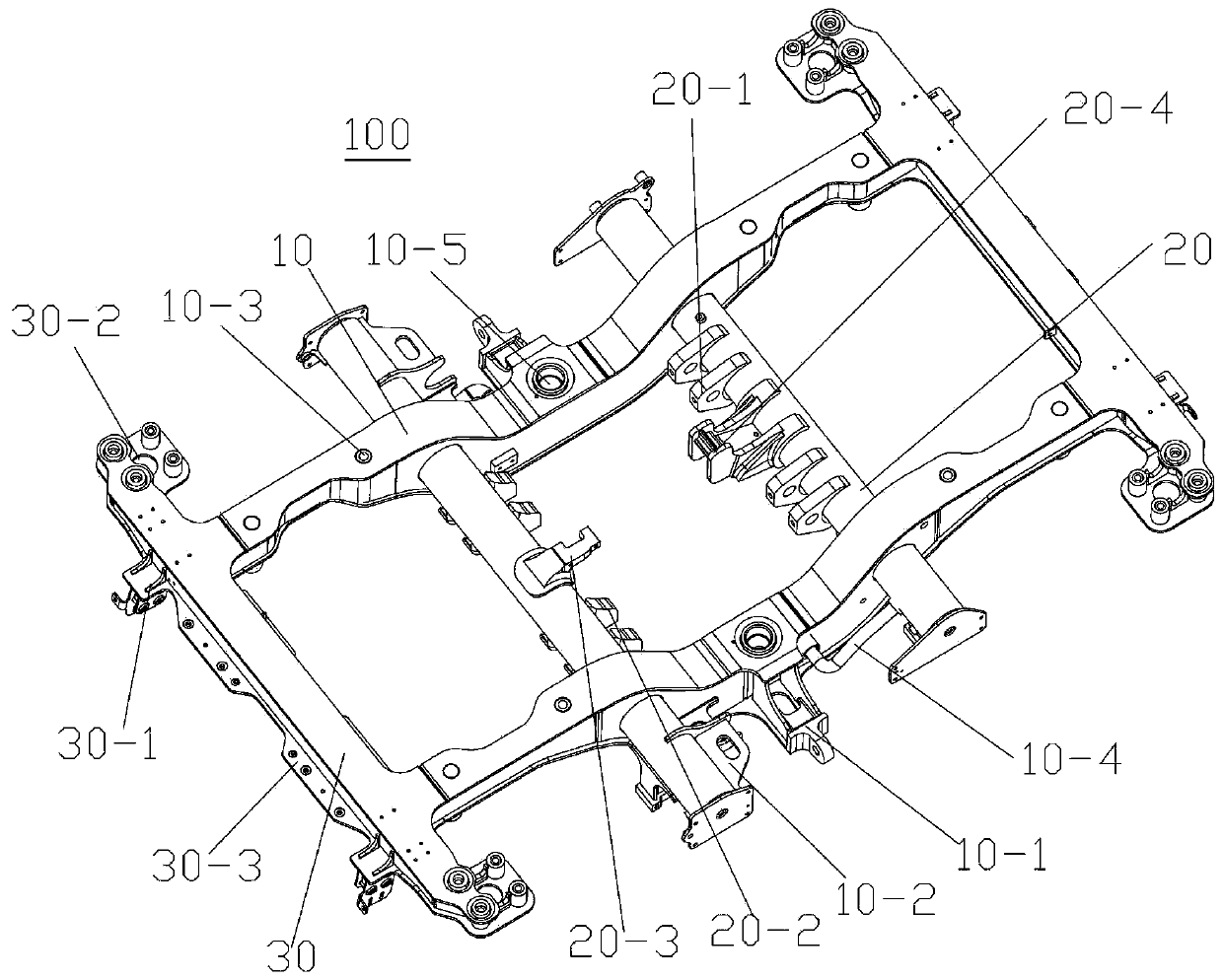 Linear motor bogie