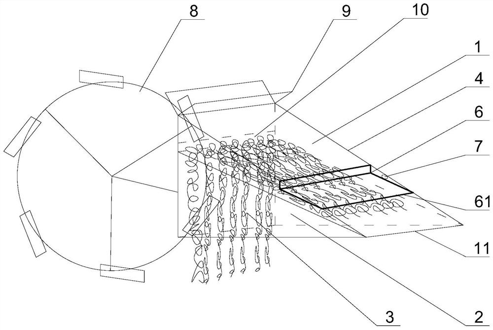 A seawater desalination device