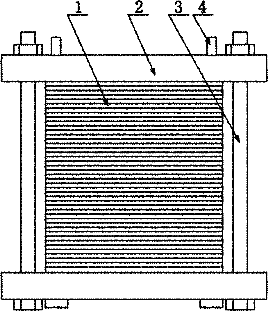 Device for automatically assembling fuel battery galvanic pile
