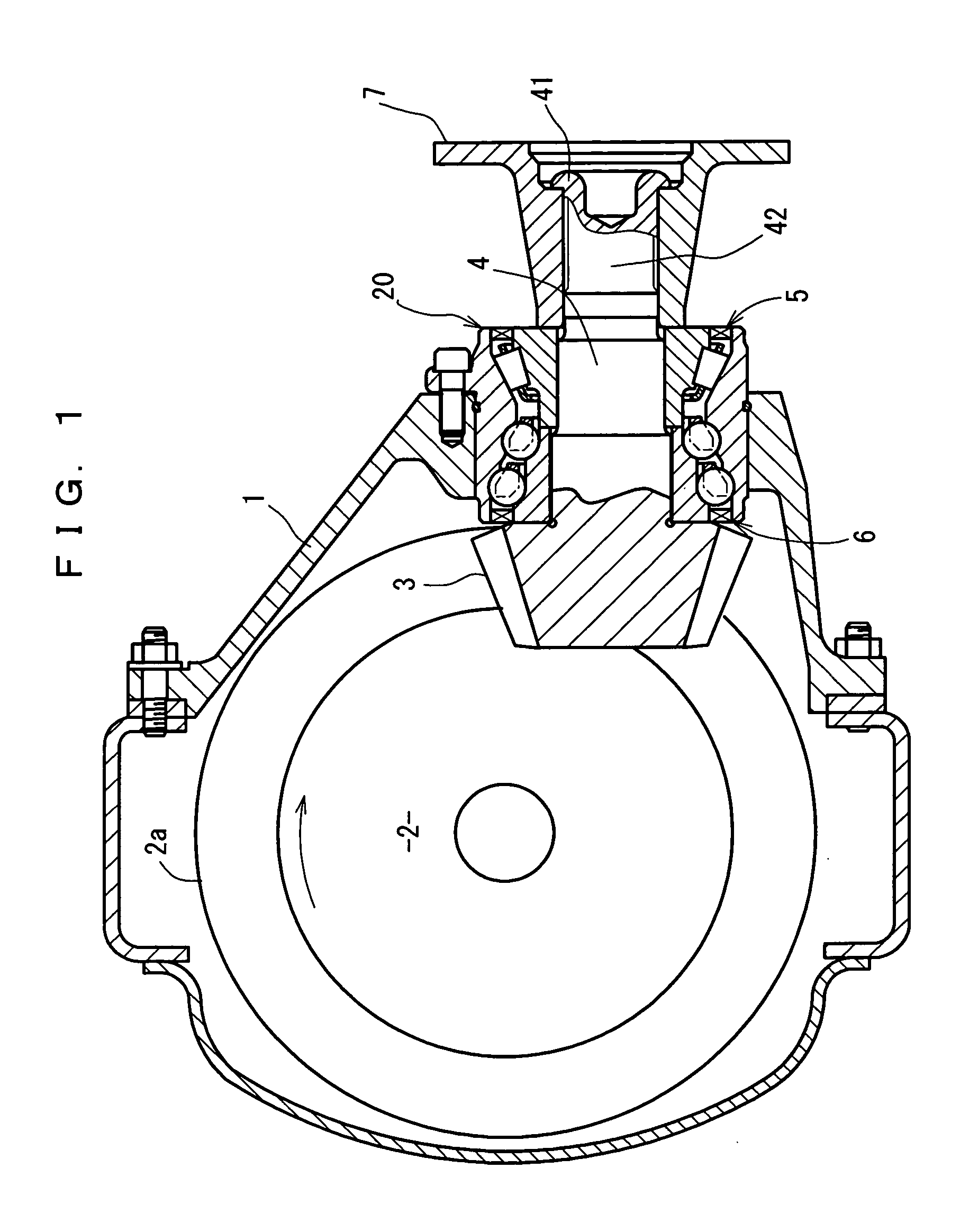 Bearing device for supporting pinion shaft
