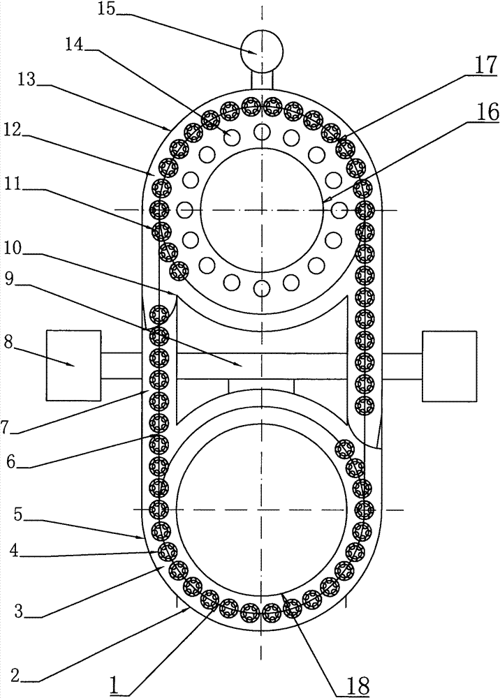 Continuous vacuum coating method and special equipment thereof