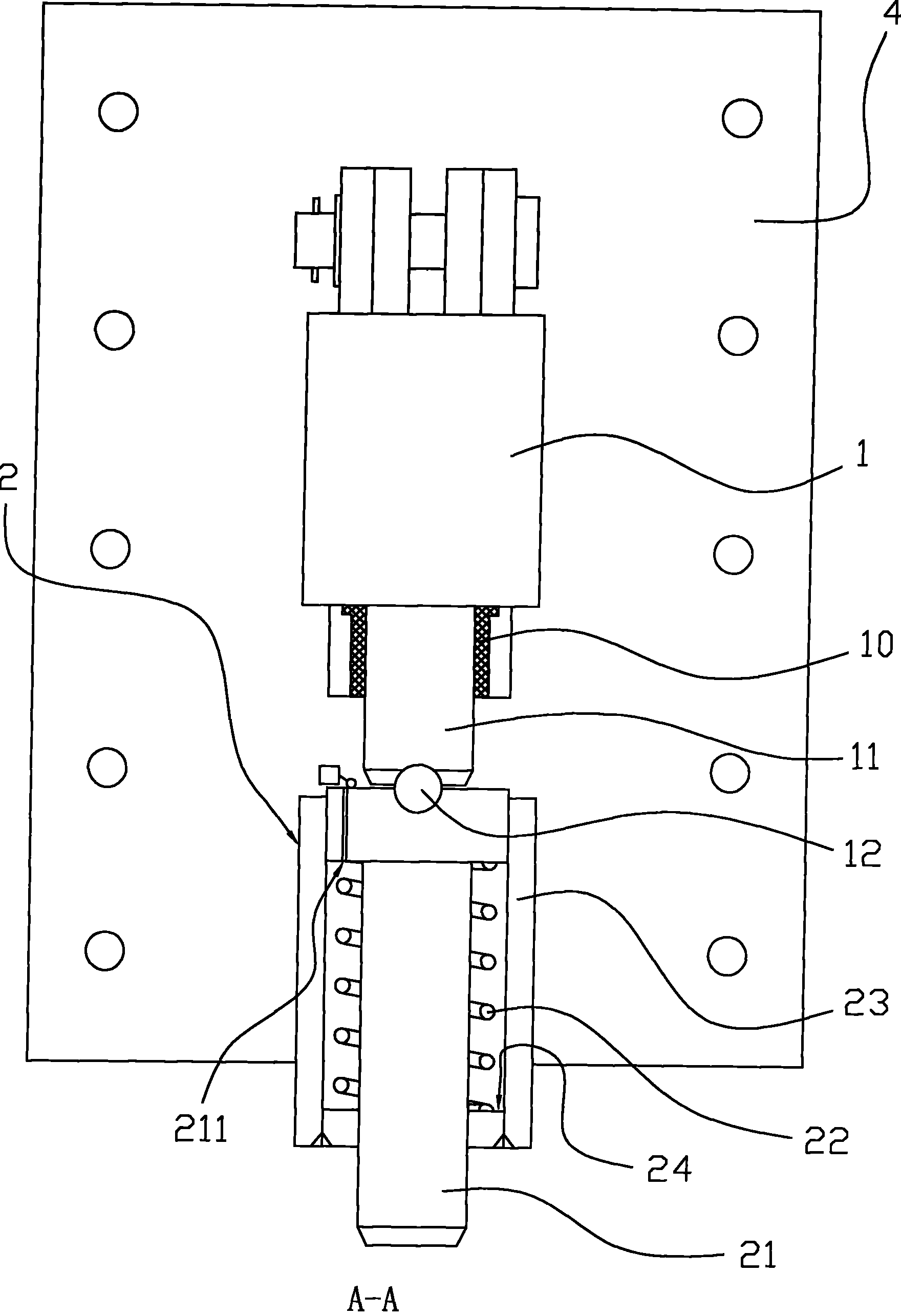 Rail brake device of gantry crane