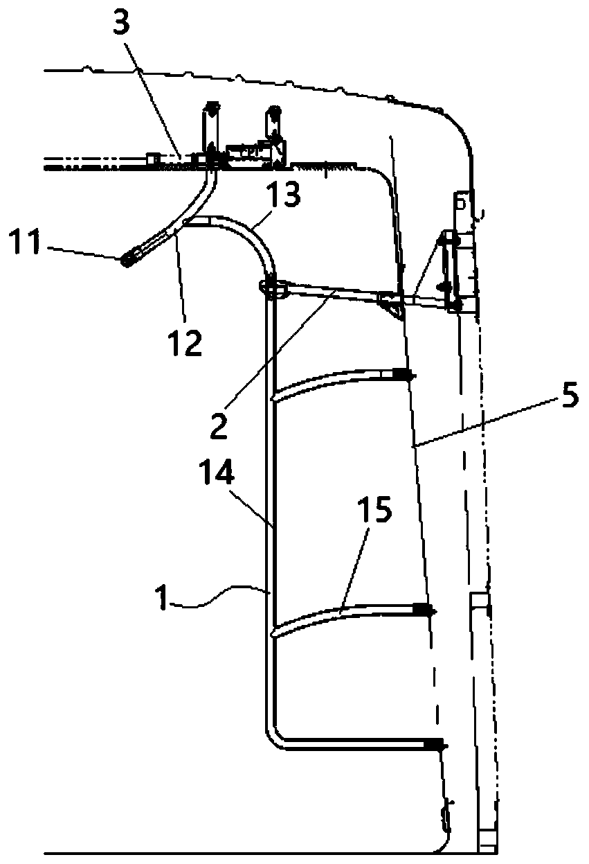 Armrest structure and vehicle