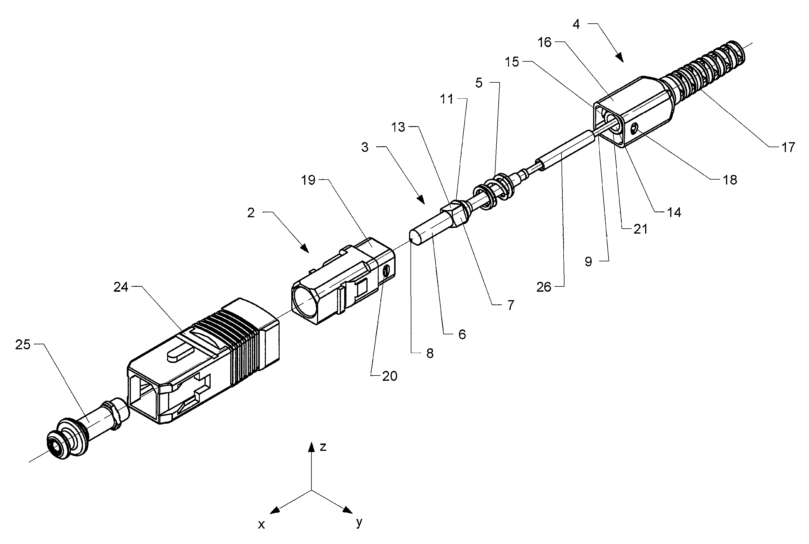 Plug-in connector