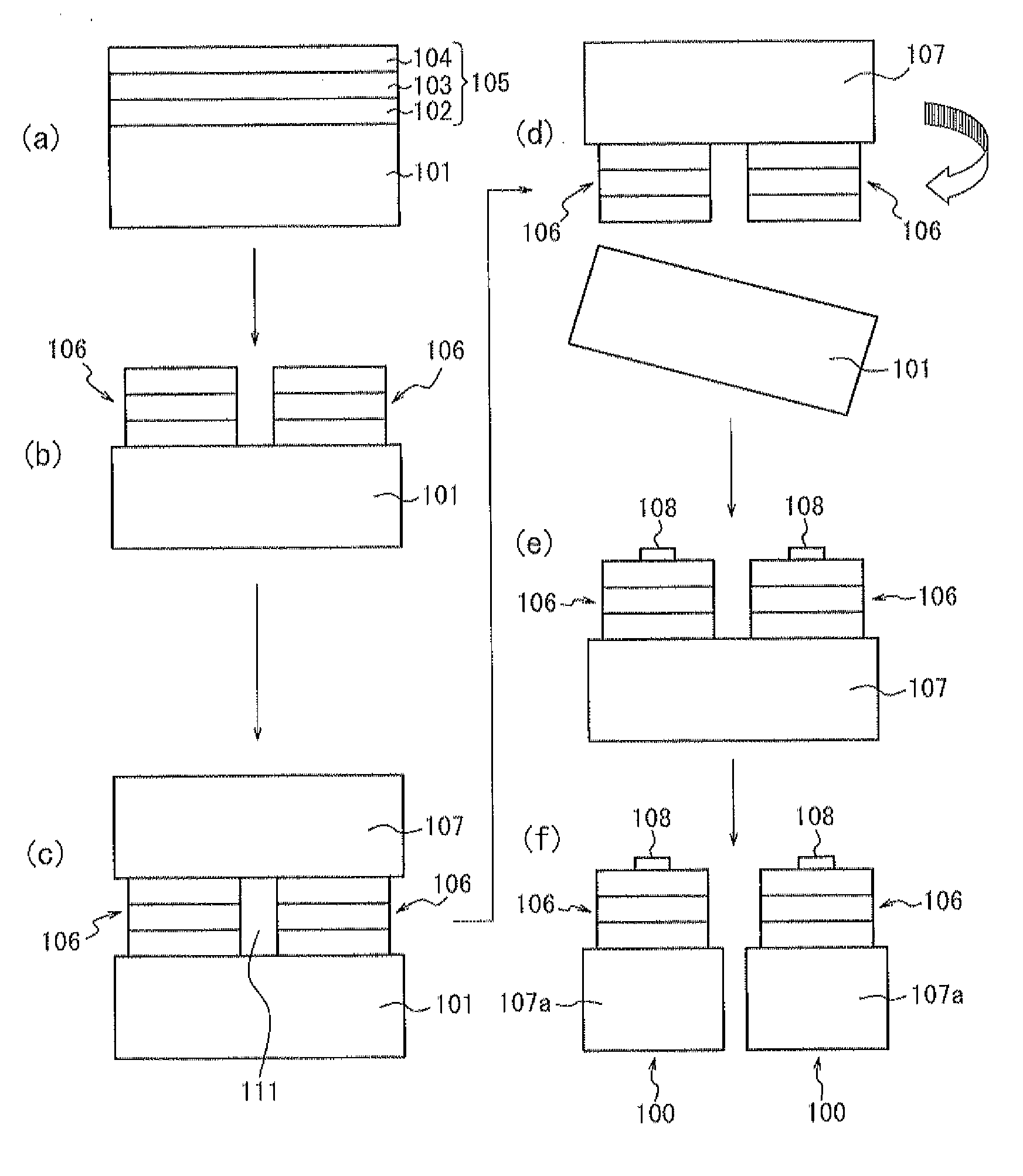 Vertically structured group iii nitride semiconductor LED chip and method for manufacturing the same