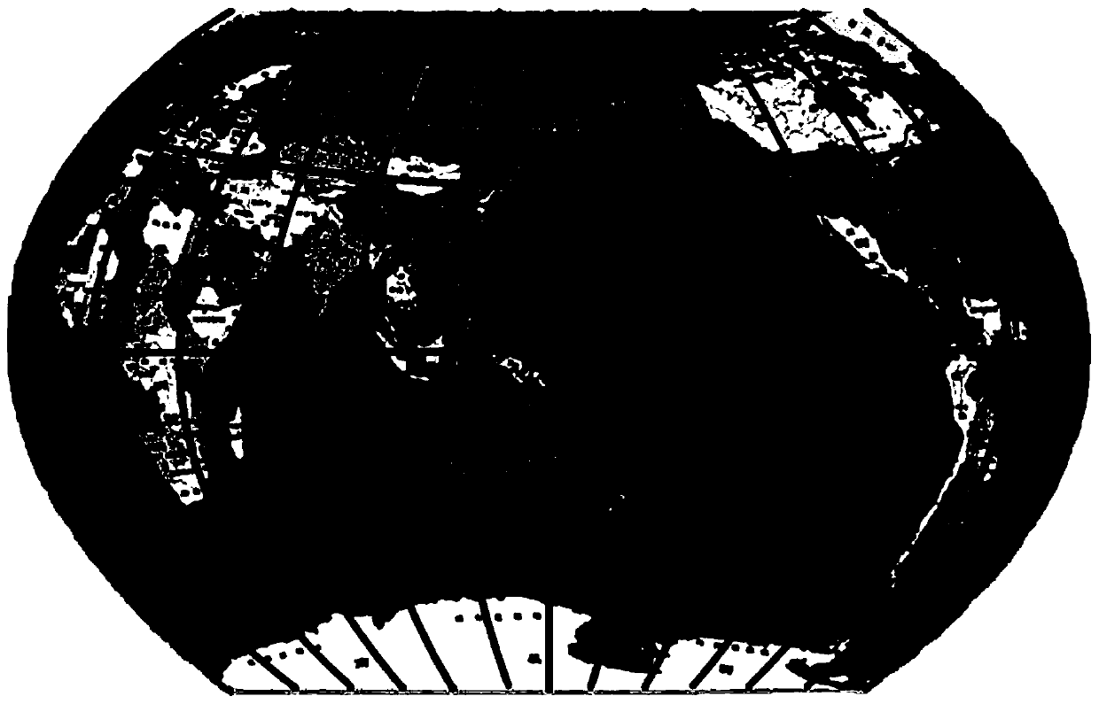 Method and system for low-orbit satellite communication in space-ground integrated network