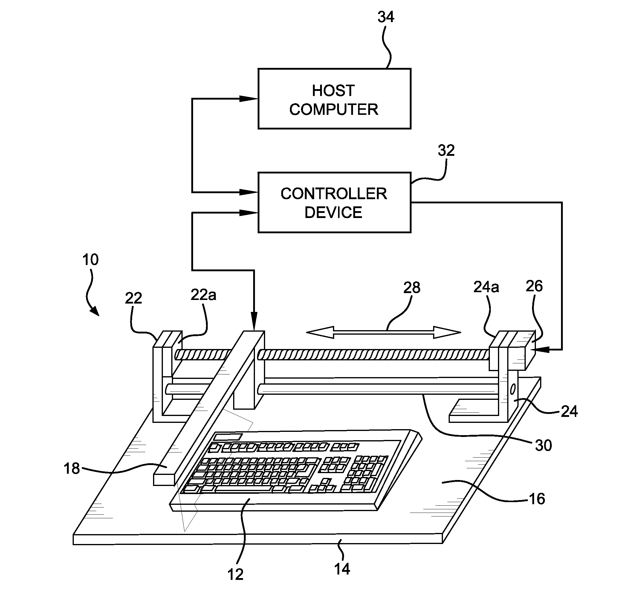 Computer peripherals sterilization system