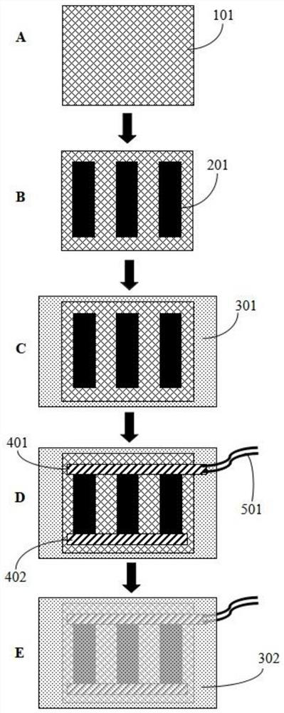 Method for preparing graphene electrothermal film based on flexible porous fiber material
