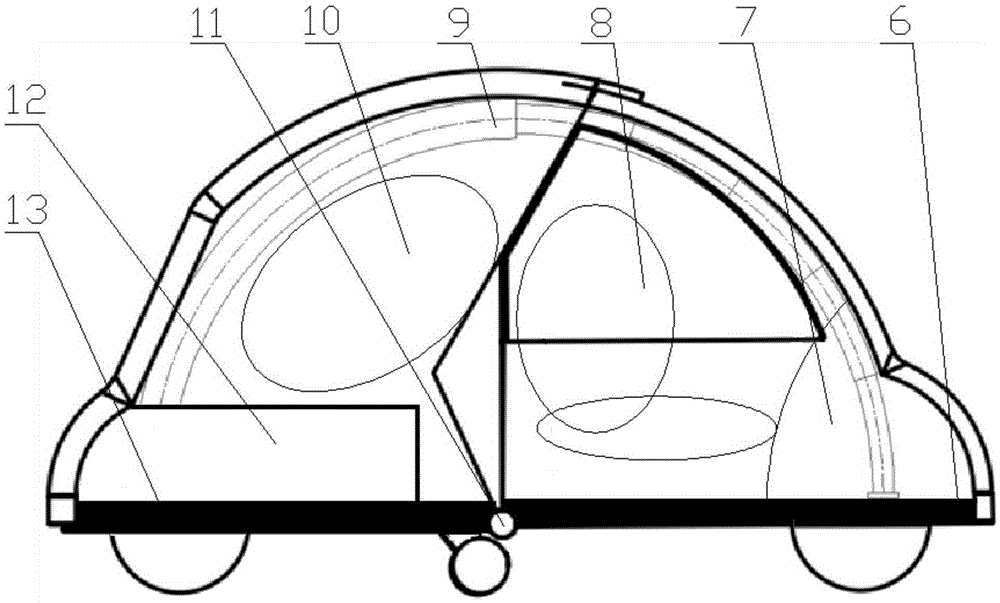 Foldable electro-car