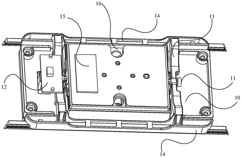 Scraping device, double-scraping assembly and cleaning device