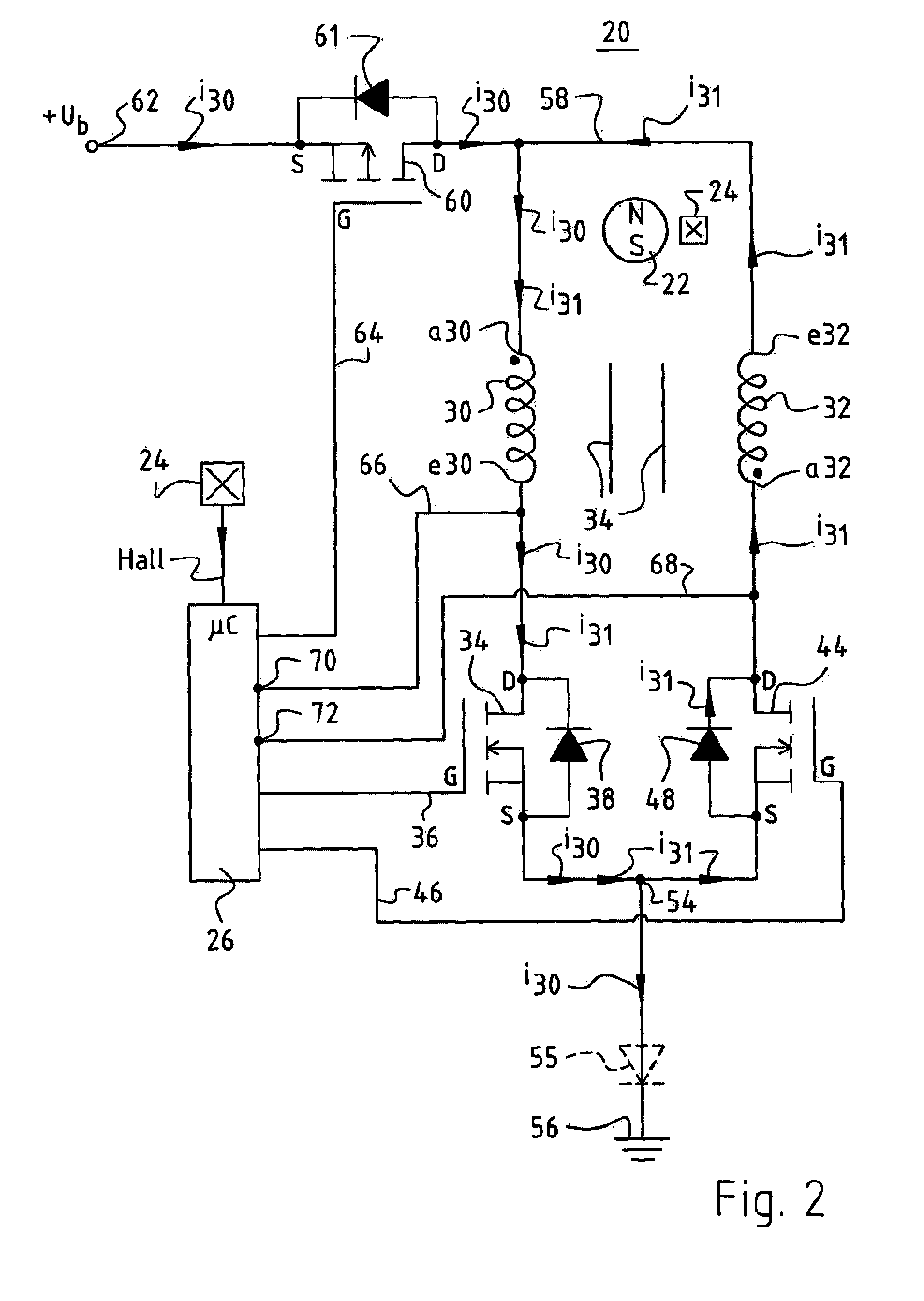 Method for Operating an Electronically Commutated Motor, and Motor for Carrying Out a Method Such as This
