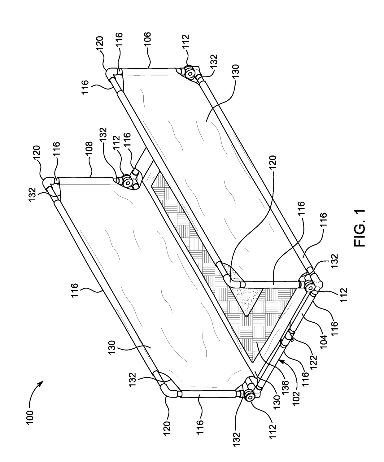 Joint with automatic locking joint for reconfigurable device and method of manufacture