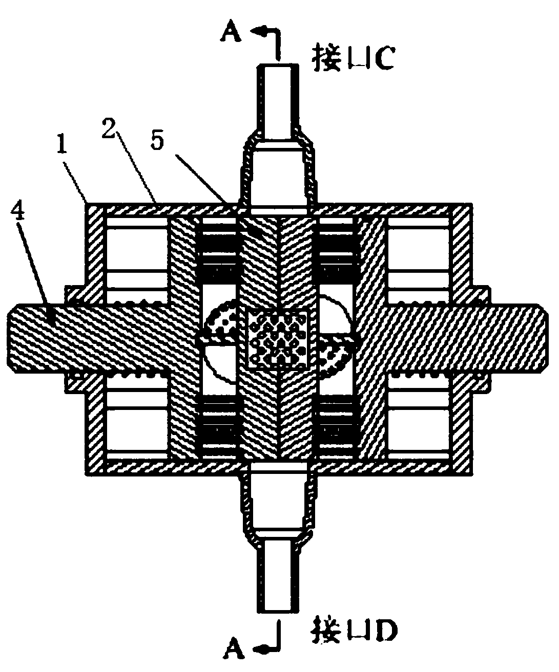 Novel depressurization damping control valve with bypass adjustment function