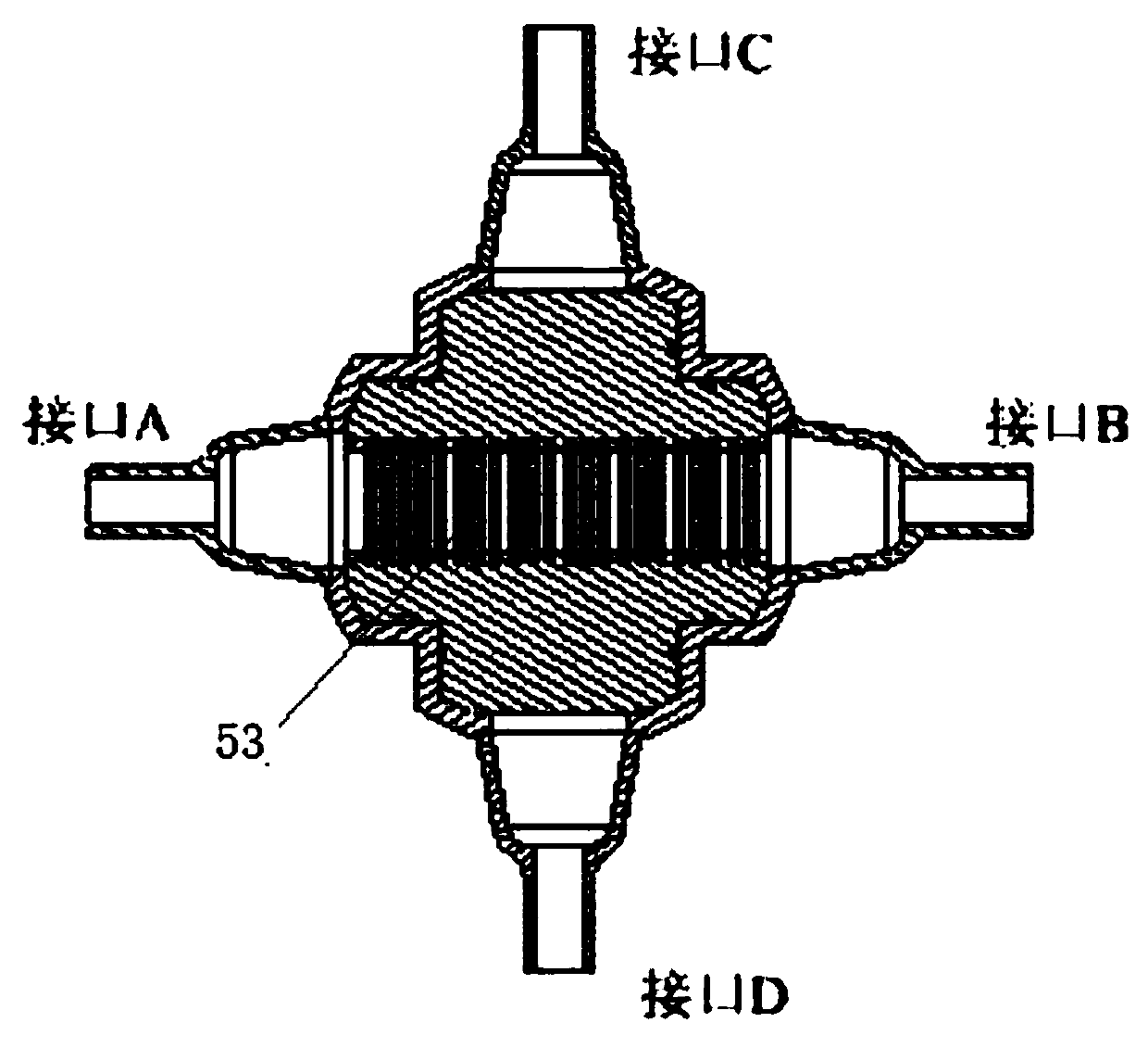 Novel depressurization damping control valve with bypass adjustment function